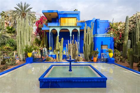 foto di museo yves saint laurent marrakech|yves saint laurent morocco house.